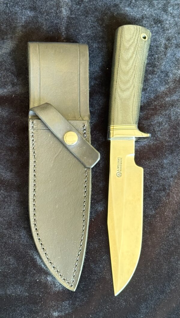 Camp knife- Black Micarta - Image 3