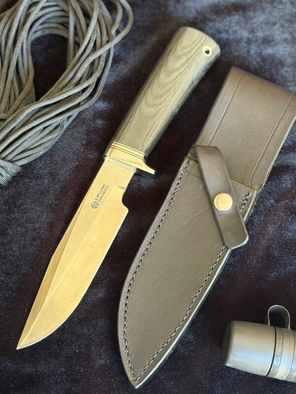 Camp knife- Black Micarta
