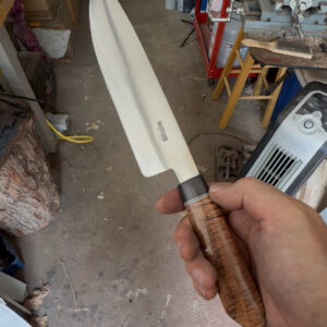 8" Chef knife- Hawiian Koa wood- stabilized