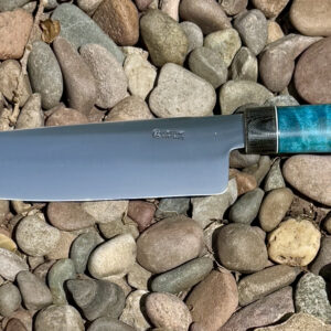 Chef knife- Blue Cotton wood