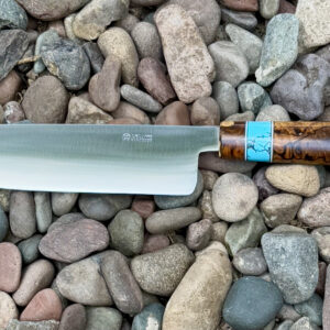 Chef knife- Turquoise and Ironwood