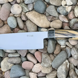 Chef knife- Black and White ebony