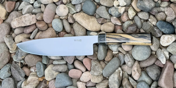 Chef knife- Black and White ebony