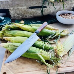8" Chef knife- Hawiian Koa wood- stabilized