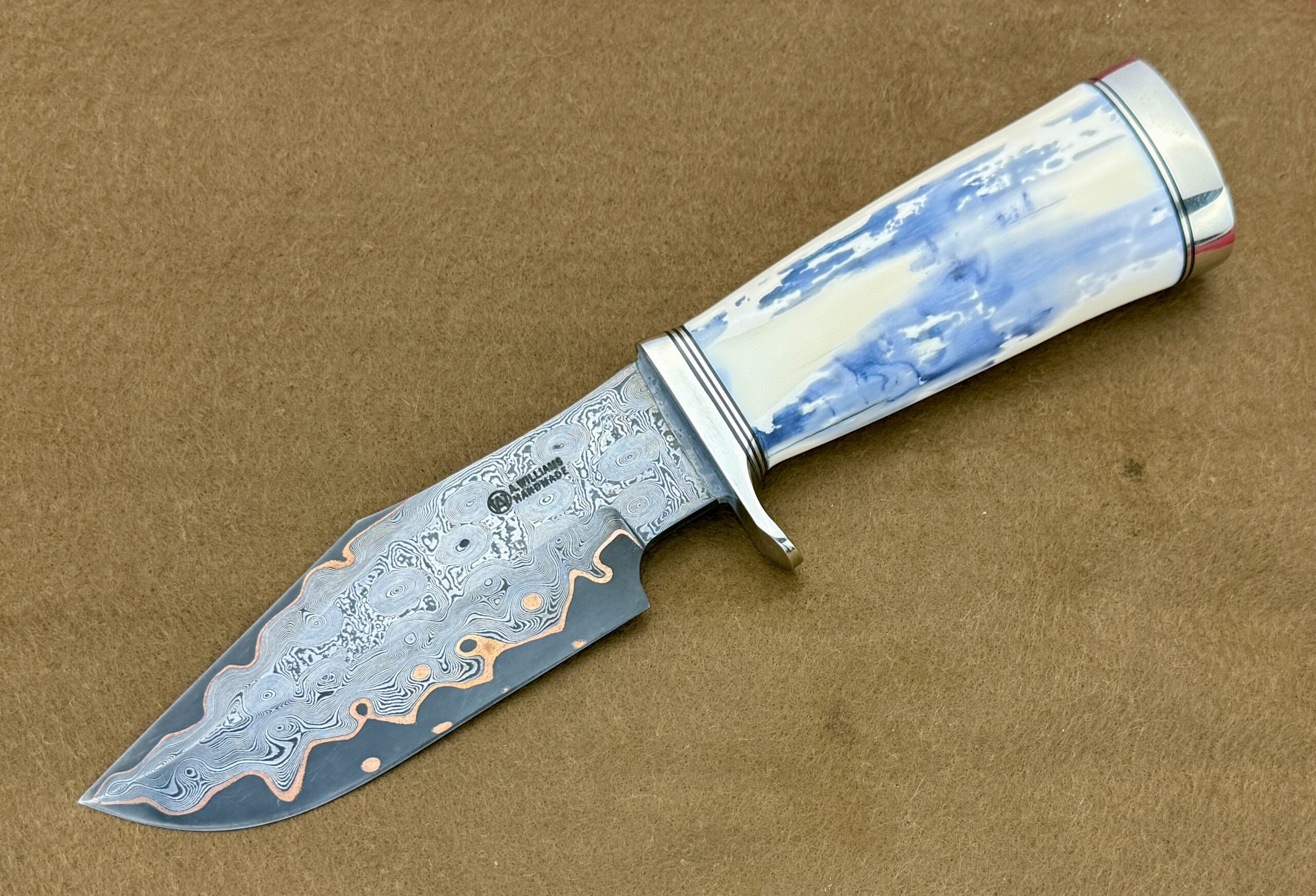 Silverado- 6" Baker Forge Damascus and FWI - Image 2