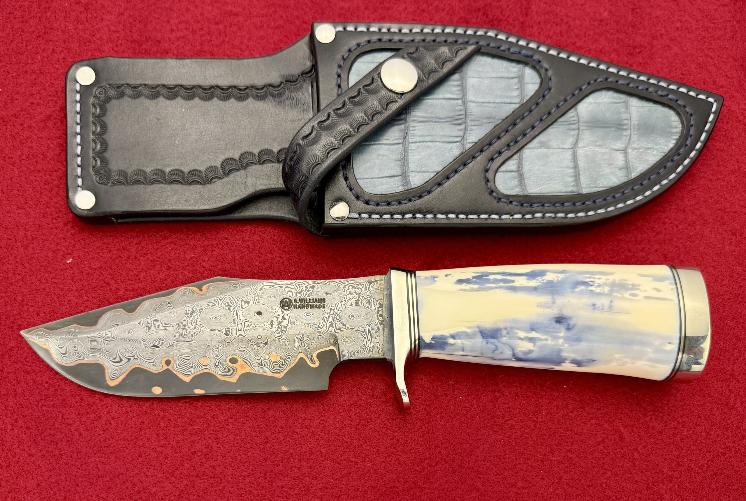 Silverado- 6" Baker Forge Damascus and FWI - Image 4